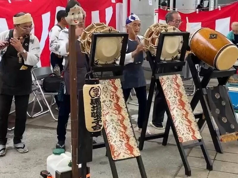 こども喜ぶ七夕まつりの様子