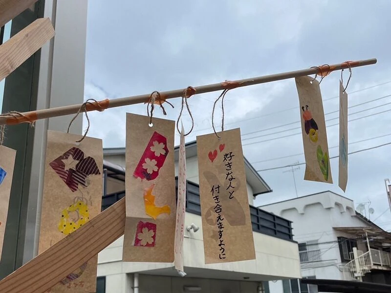 こども喜ぶ七夕まつりの様子